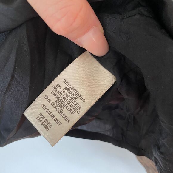 Juicy Couture Floral Shimmer Camo Spaghetti Strap Empire High Waist Dress 4 - Picture 6 of 9